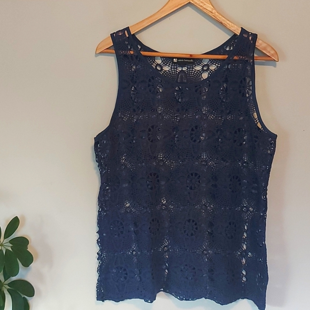 Valerie Bertinelli Lace shirt